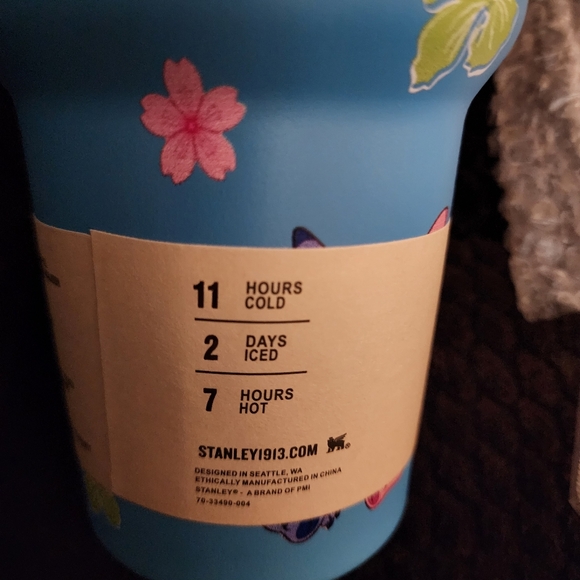 Stanley Blue Quencher H2.0 Tumbler with Fun Characters. Brand New!! - Picture 10 of 11